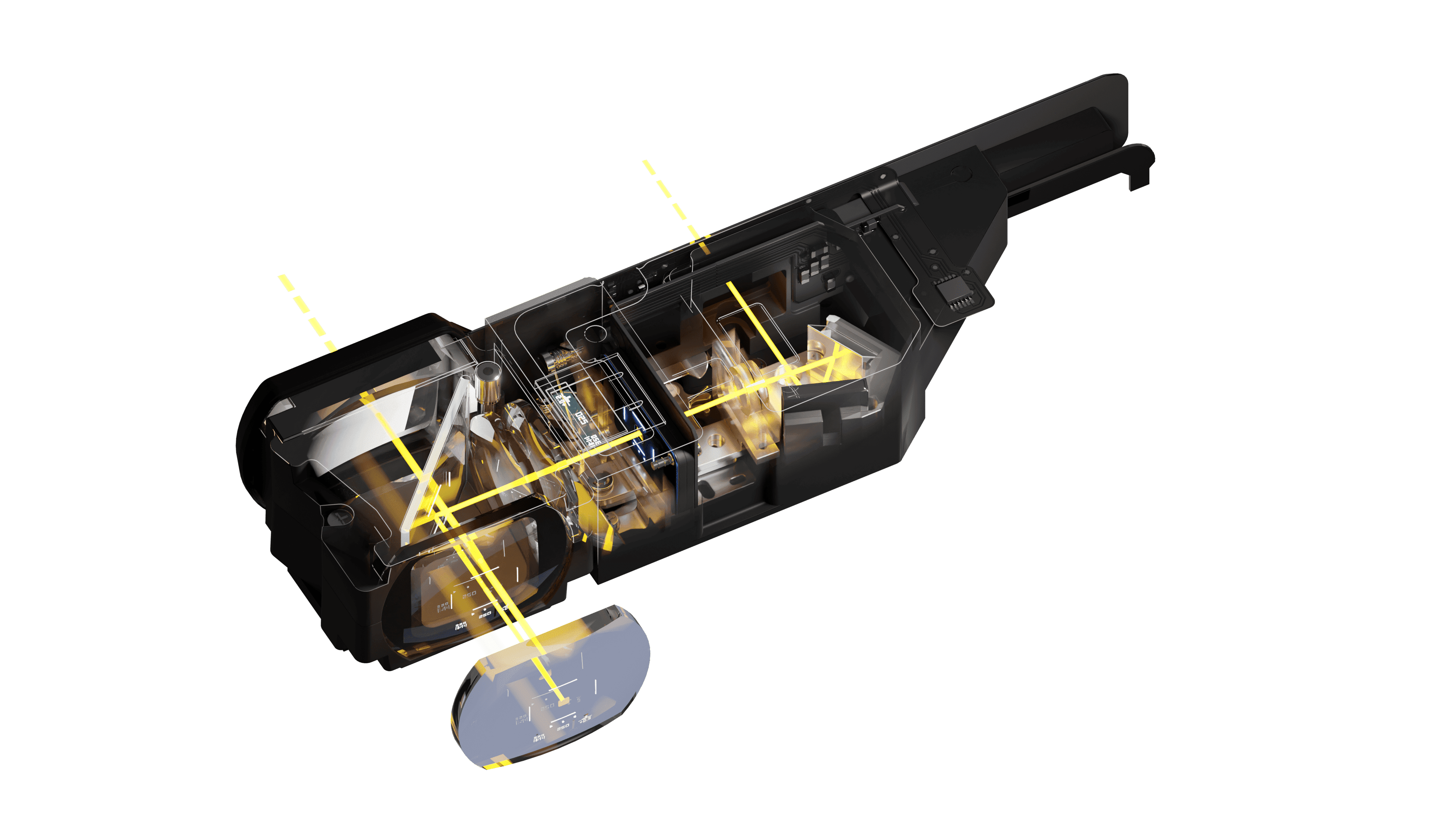 New Pixii Camera optical rangefinder view.